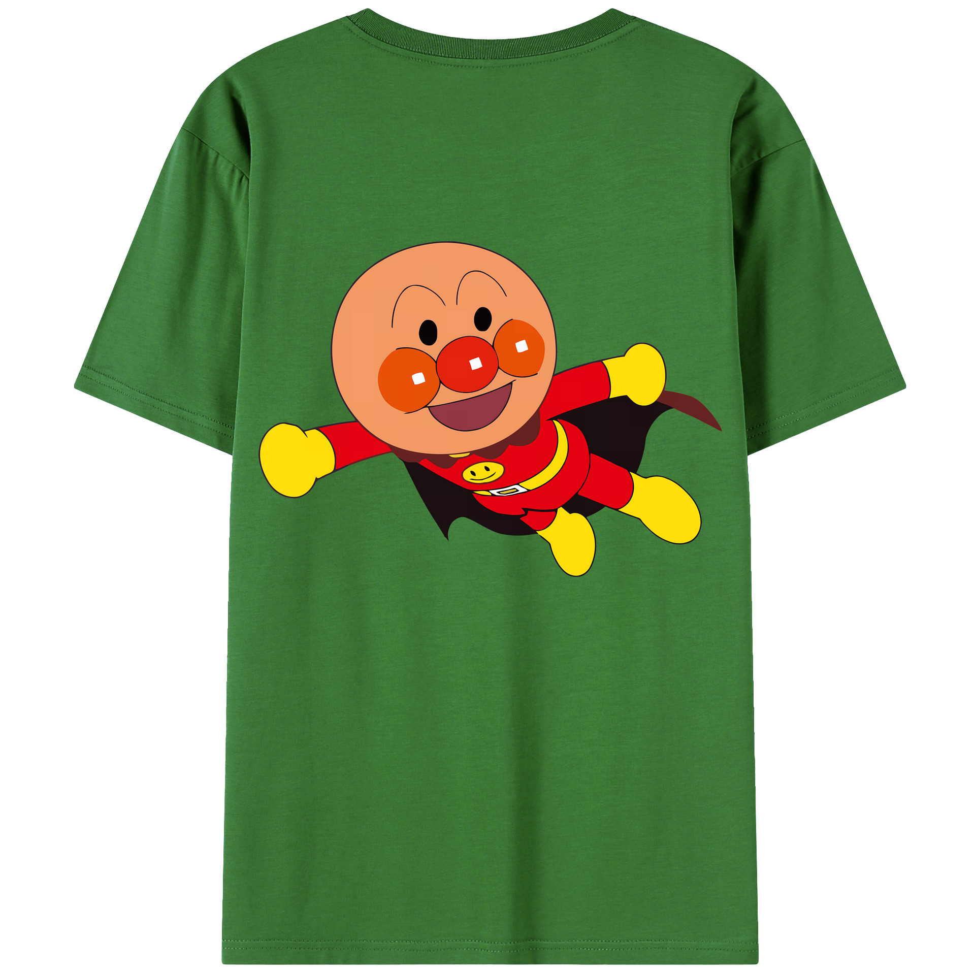 （画像用） アンパンマン Anpanman レディース半袖Tシャツ(バックプリント)